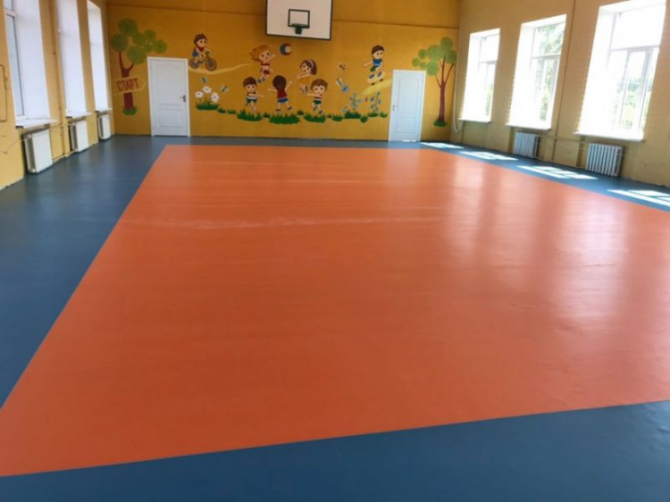 В Кривом Роге в школах преобразился фасад и спортивный зал (фото)