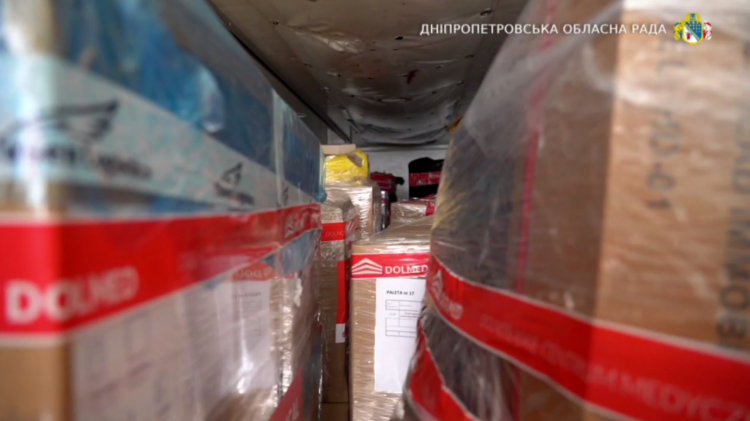 Дніпропетровщина отримала черговий гуманітарний вантаж від Польщі