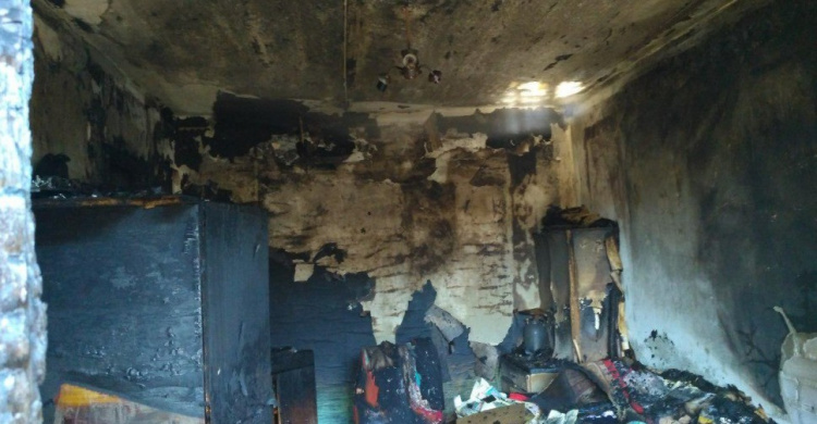 В криворожской десятиэтажке заживо сгорела женщина (ФОТО)