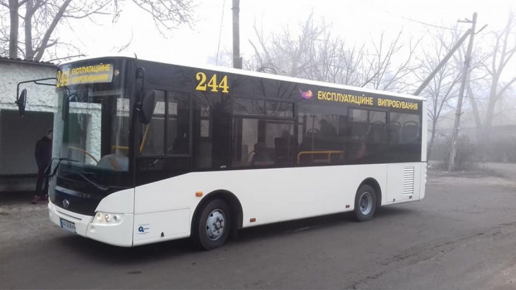 Европа пришла в Рахмановку: в Кривом Роге тестируют новые автобусы