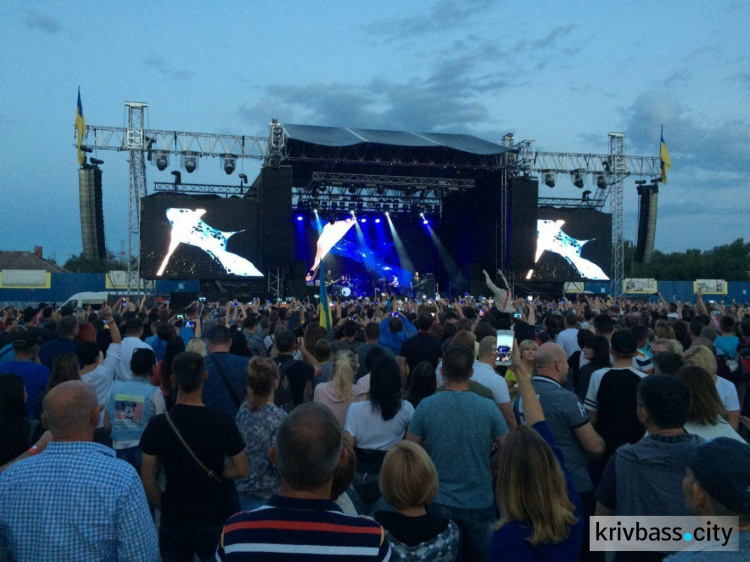 В Кривом Роге концерт группы «Океан Ельзы» собрал более 8 тысяч зрителей (ФОТО)