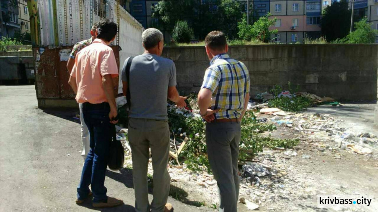 В Кривом Роге проводят проверки мусорных площадок во дворах (ФОТО)