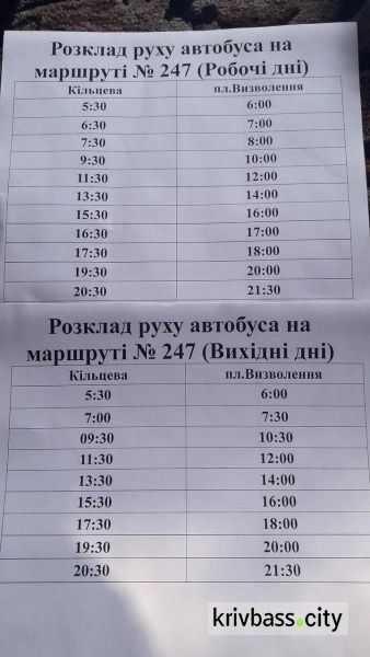 Опубликовано расписание двух автобусов на Карнаватку на время карантина