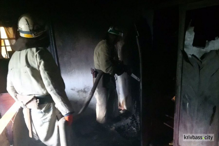 В Терновском районе во время пожара пострадал местный житель