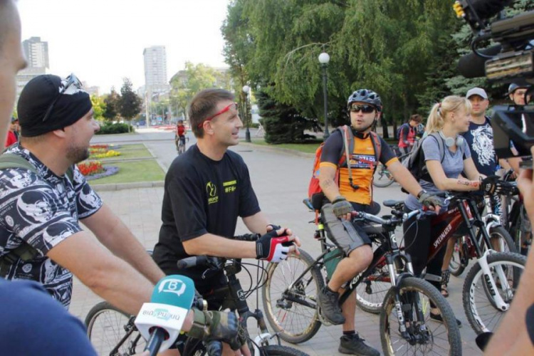 На Днепропетровщине планируют развивать инфраструктуру для велосипедистов (фото)