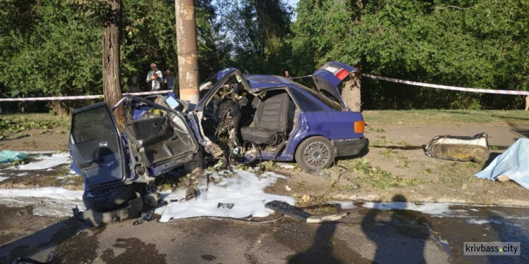 На Пионере иномарка влетела в дерево: водитель погиб на месте ДТП
