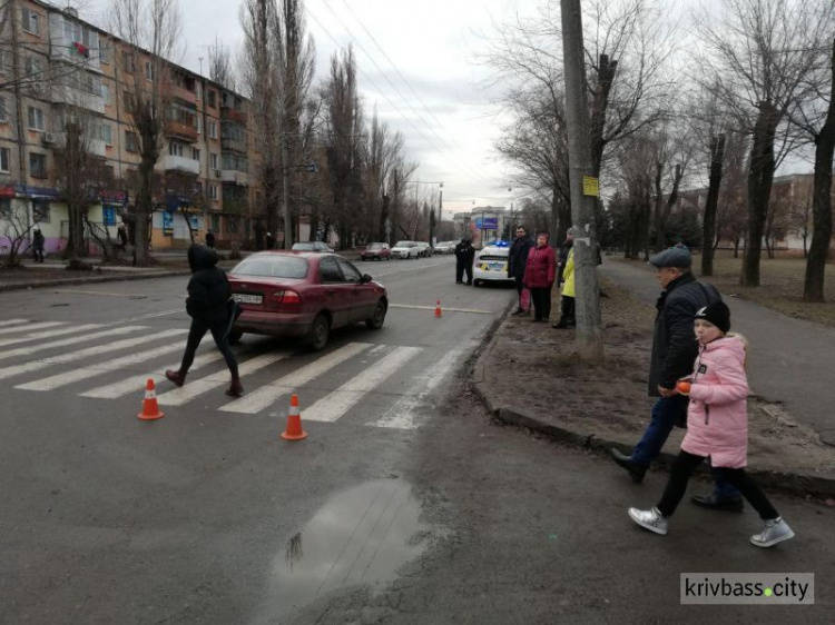 На  пешеходном переходе возле одной из школ Кривого Рога сбили ребенка (фото) + (обновлено)