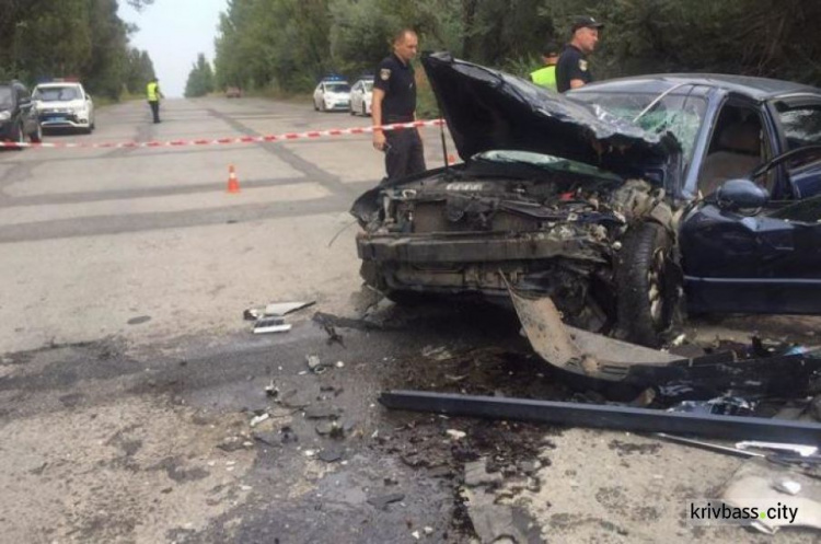 В результате аварии в Кривом Роге пострадали два водителя (ФОТО)