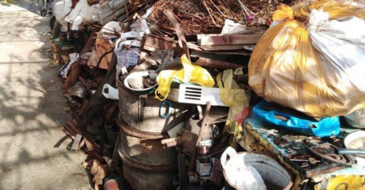 В Кривом Роге полиция изъяла более 4 тысячи килограм металлолома 