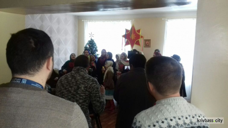 Щедривки и вареники: как прошла "Рождественская коляда" для участников АТО в Кривом Роге