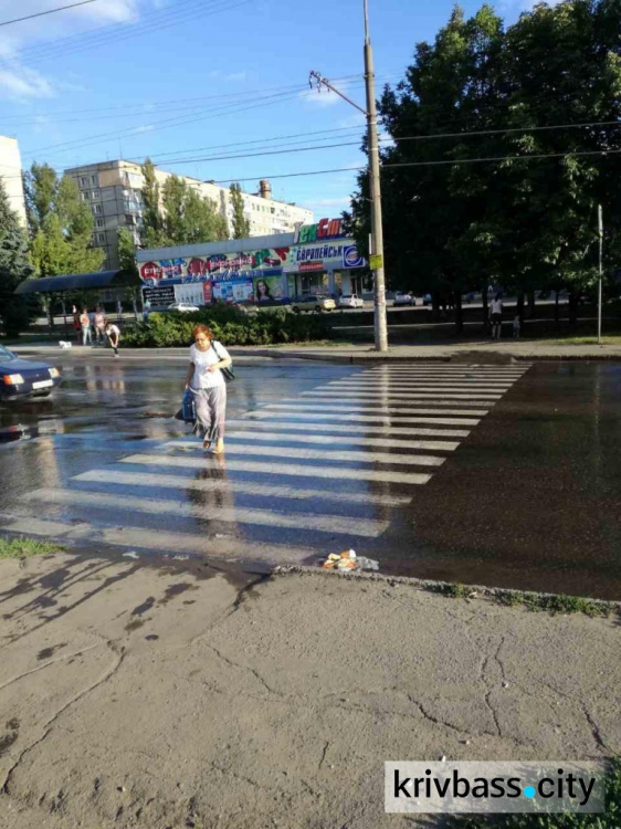 В Кривом Роге "затопило" микрорайон Заречный (ФОТОФАКТ)