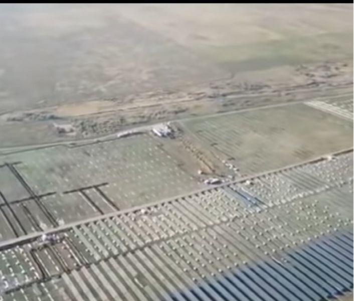 В Днепропетровской области идёт строительство одной из мощных в Европе солнечных электростанций (фото)