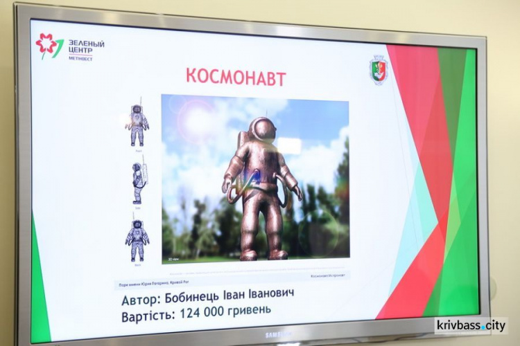 В парке имени Гагарина в Кривом Роге поселятся космонавт и инопланетяне (ФОТО)