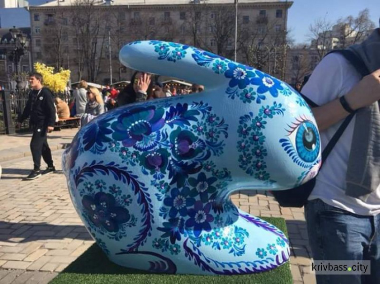 Криворожане участвуют в фестивале пасхальных зайцев и писанок в Киеве (ФОТОРЕПОРТАЖ)