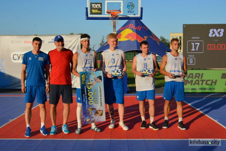 Криворожские спортсмены выиграли очередной этап чемпионата Украины по баскетболу 3х3