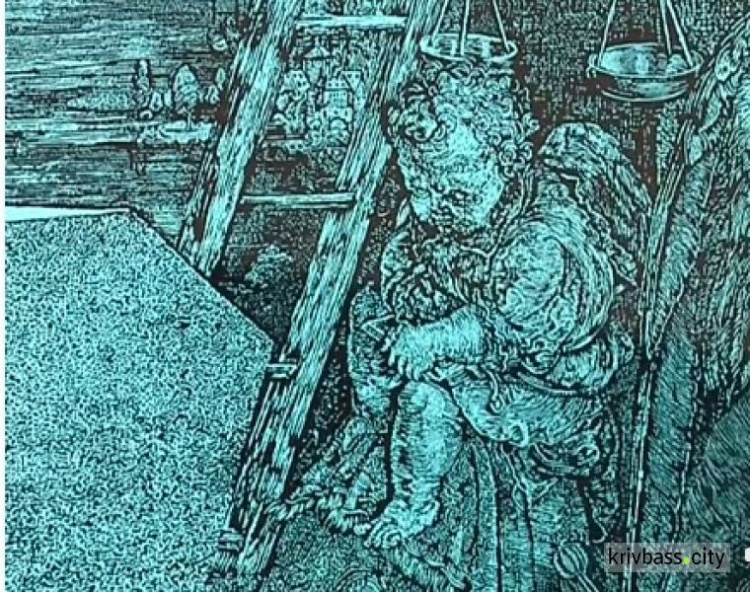Мастер из Кривого Рога представил жителям города уникальную копию известной гравюры