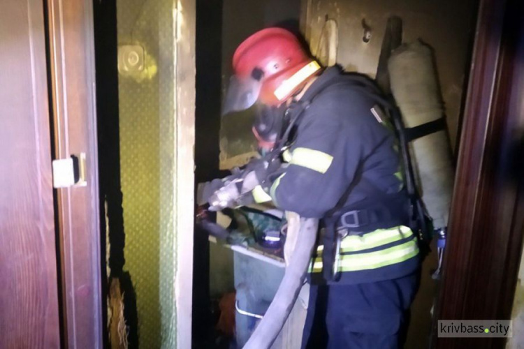 В Терновском районе во время пожара пострадал местный житель