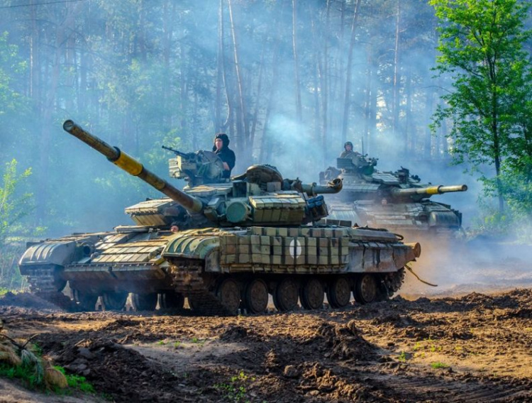 Танковая бригада Кривого Рога показала, как отбивать атаки противника (фото)