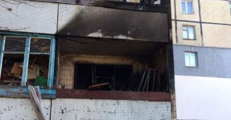 В Кривом Роге в одной из многоэтажек загорелась квартира (ФОТО)