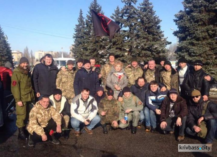 Воины батальона "Кривбасс" посетили торжественное открытие памятника Героям Украины (ФОТО)