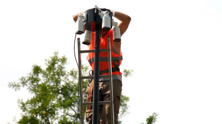 В Гданцевский парк Кривого Рога привезли камеры видеонаблюдения, большую часть уже установили (фото)