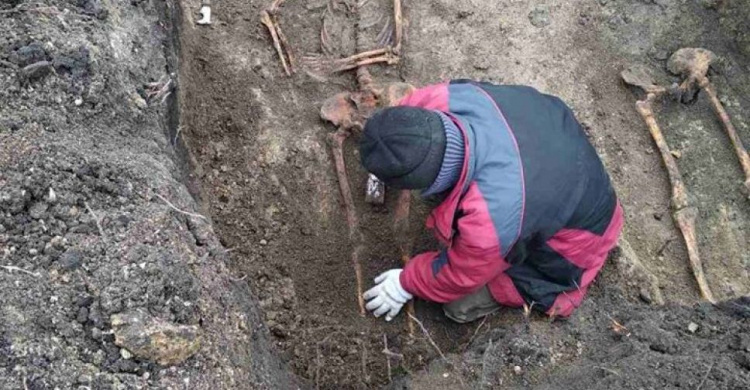 Недалеко от Кривого Рога во время ремонтных работ водопровода нашли человеческие останки (фото)