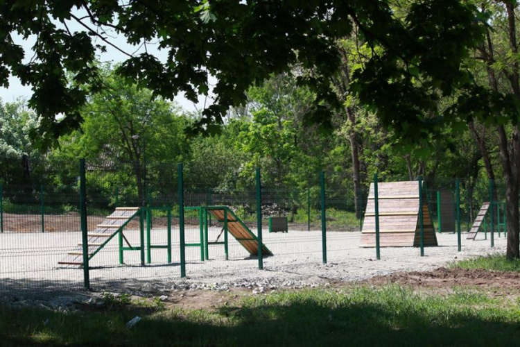 В Гданцевском парке в Кривом Роге появились альтанки