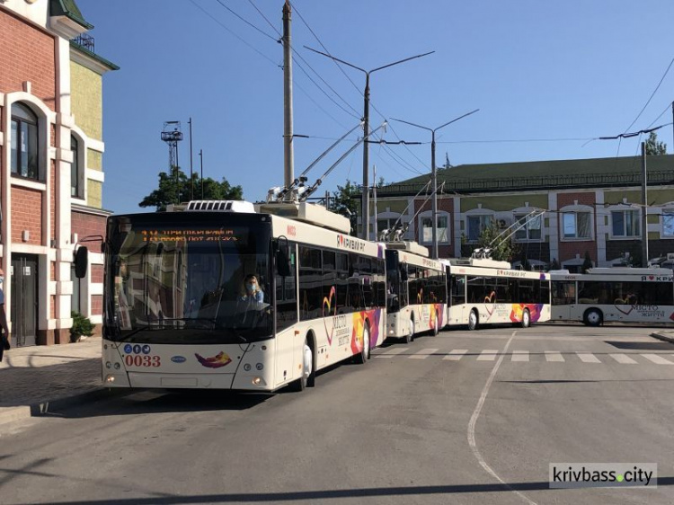 На маршруты в Кривом Роге выехали новые 7 троллейбусов