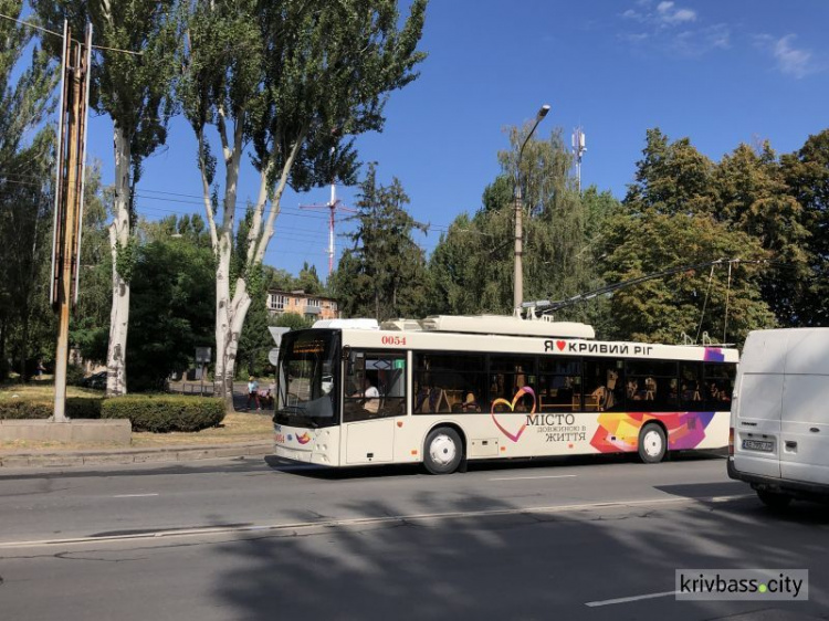 Кривой Рог получил последние 4 новых троллейбуса по программе от ЕБРР