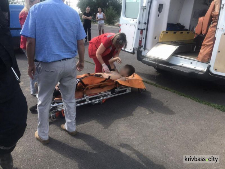 В Саксаганском районе нетрезвый подросток застрял на трубе под мостом