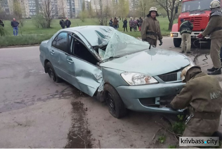В Покровском районе Кривого Рога произошла авария (ФОТО)