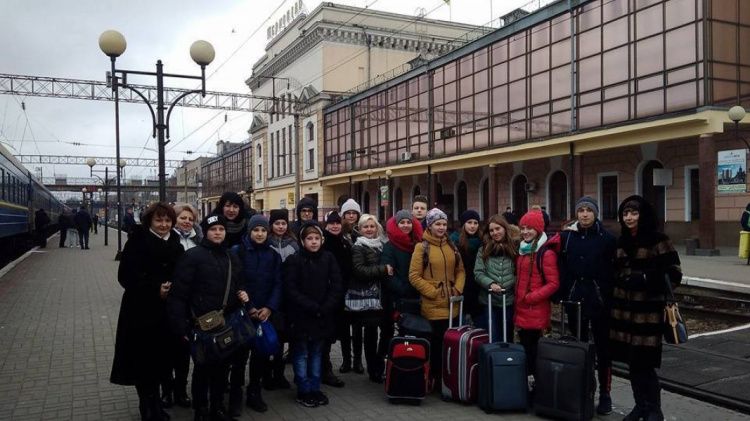 Криворожские школьники провели праздники в Тернополе