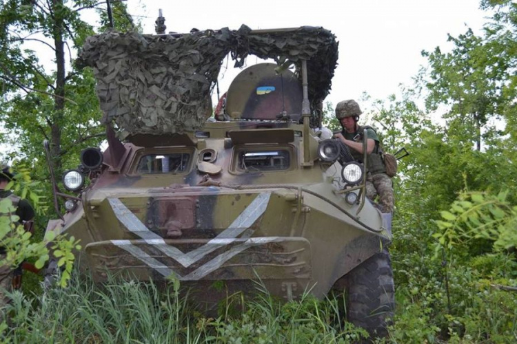 Бойцы криворожской 17-й танковой бригады провели комплексные учения в зоне проведения ООС