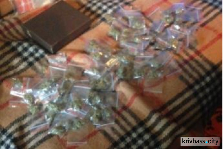 У жителя Кривого Рога полиция изъяла 79 пакетиков с наркотиками (ФОТО)