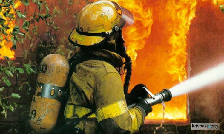 Пожар в Кривом Роге: горел частный дом, никто не пострадал