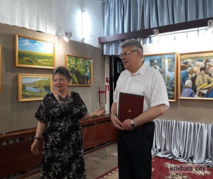 В краеведческом музее Кривого Рога открылась выставка картин Олега Фатченко (ФОТО)