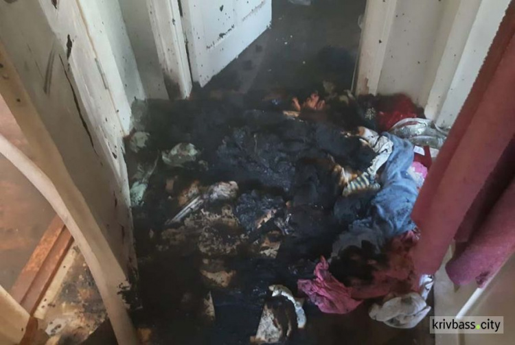 В Кривом Роге пожилая женщина погибла во время пожара в частном доме