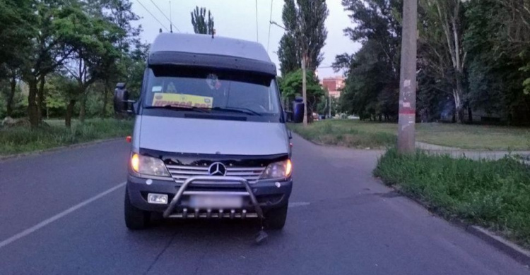 Авария в Кривом Роге: микроавтобус наехал на школьницу (ФОТО)