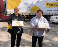 Продуктові набори отримали переселенці у Криворізькій громаді