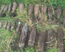 Жительница Криворожского района у себя в огороде нашла снаряд