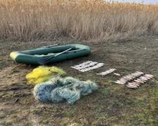 Незаконний вилов риби, фото Дніпропетровського рибоохоронного патруля 
