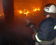 В Долгинцевском районе Кривого Рога ночью загорелся дом