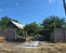 Обстріл Нікопольщини, фото пресслужби Дніпропетровської ОВА