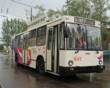 Тролейбус, фото виконкому Криворізької міськради 