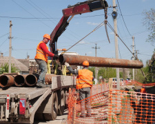Ремонт тепломереж, фото управління преси криворізького міськвиконкому 