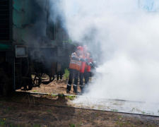 На ЦГЗК Метінвесту відпрацювали дії під час ліквідації наслідків бойових дій на залізничному транспорті