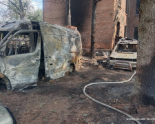 Зруйновано базу медичного батальйону «Госпітальєри», фото Яни Зінкевич