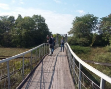 В Криворожском ботсаду отремонтируют аврийный мост (ФОТО)