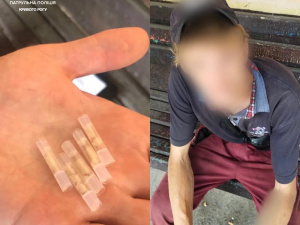 У Кривому Розі правоохоронці затримали місцевого із наркотичними речовинами