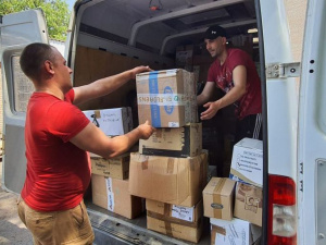 До Кривого Рогу відправили ще одну партію гуманітарної допомоги